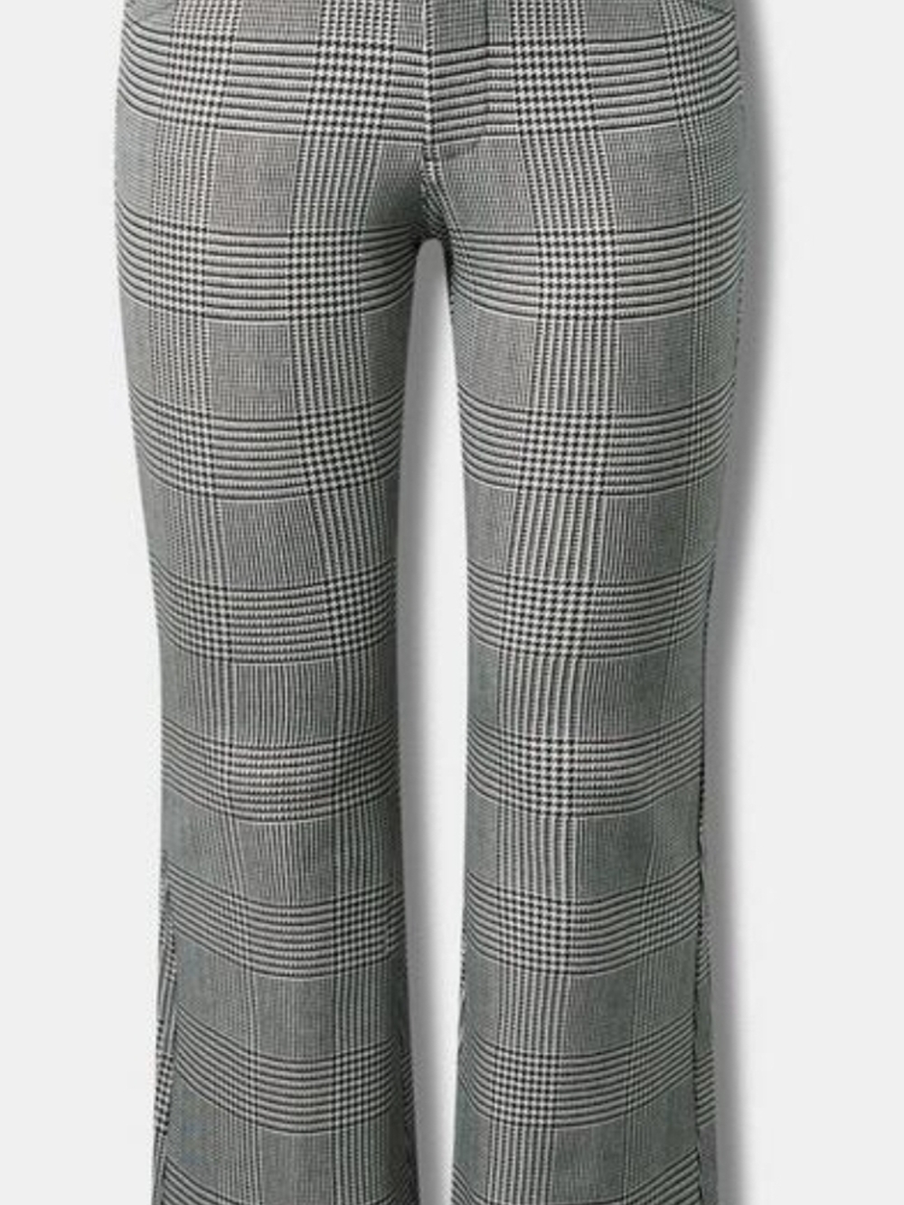 Torrid Black and White Houndstooth High-Rise Pants